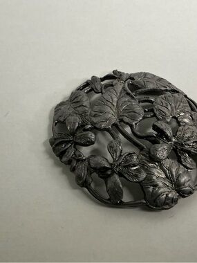 Belt Buckle Vintage Pewter